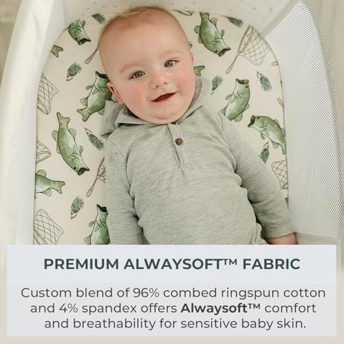 Pobibaby 2 Pack Bassinet Sheets Cotton 33x20