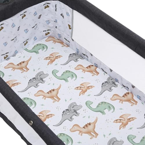 Tontukatu 4 Pack Bassinet Fitted Sheets 18x36 Inch