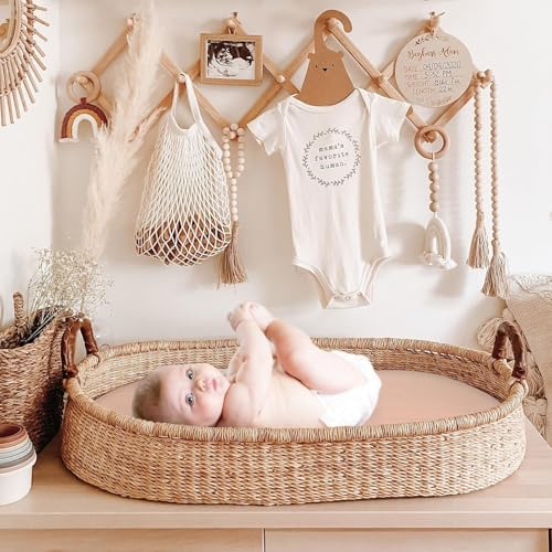 Soft Muslin Bassinet Sheets 32 x 18 for Baby Bedding