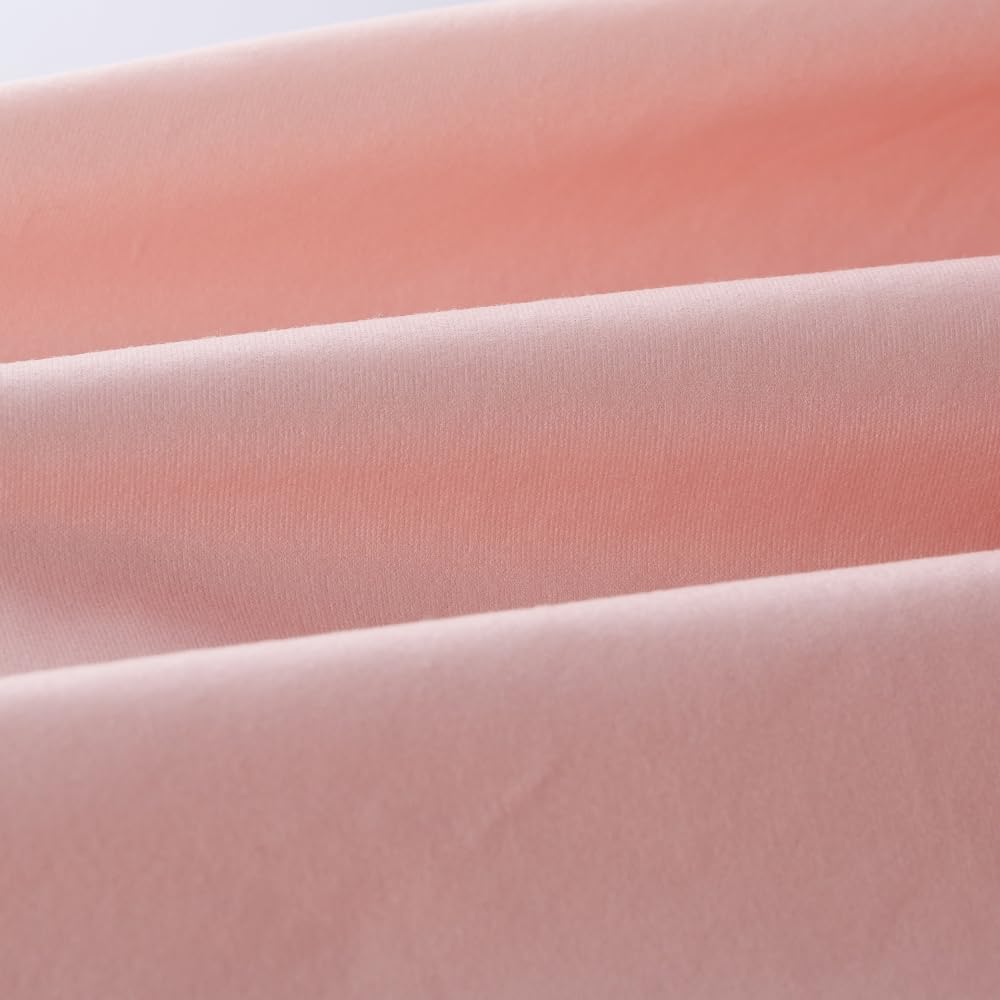 TotAha Premium Stretchy Bassinet Sheets 4-Pack Pale Pink Floral