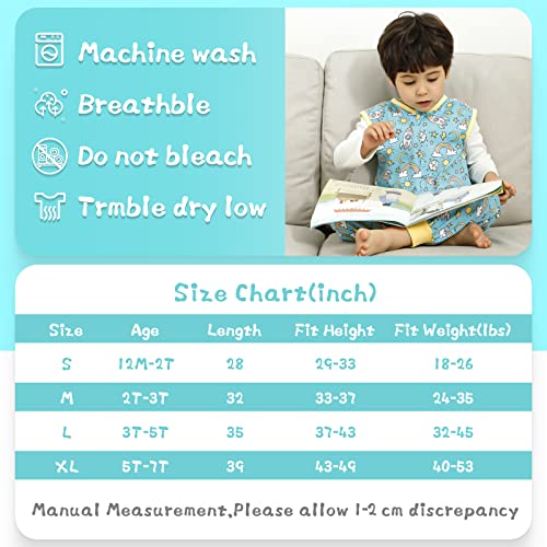 WONDAY Toddler Sleep Sack with Legs 05TOG Cotton