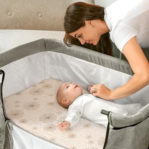 Lulumoon Muslin Bassinet Sheets for Boys and Girls