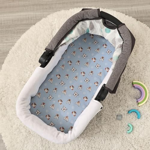 PHF 3 Pack Bassinet Sheets with Pet Dogs Design
