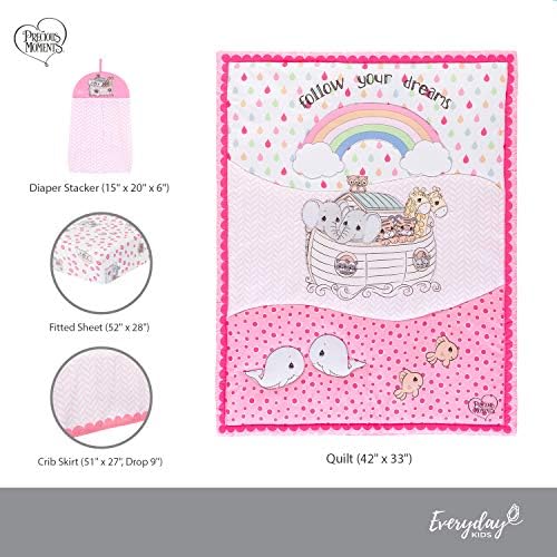 EVERYDAY KIDS Noahs Ark Crib Bedding Set