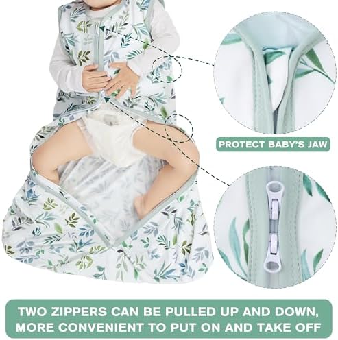 3 Pack Baby Sleep Sack 0-6 Months Rayon Cotton
