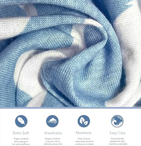 Cambria Baby Organic Cotton Bassinet Sheets 3-Pack 1
