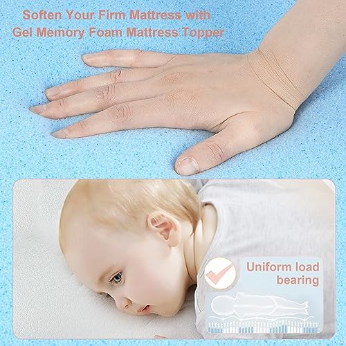 ANGELBLISS Bassinet Mattress Topper with Waterproof Cover 1