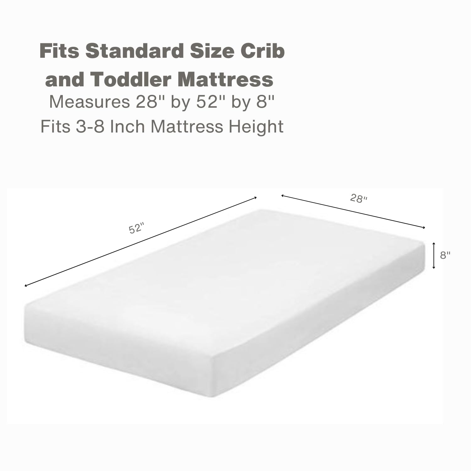 Everyday Kids 2 Pack Fitted Crib Sheets