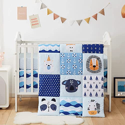 WelsLife Breathable 3D Air Mesh Cradle Bedding Set 1