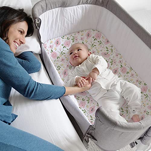 TotAha Premium Stretchy Bassinet Sheets 2-Pack 1