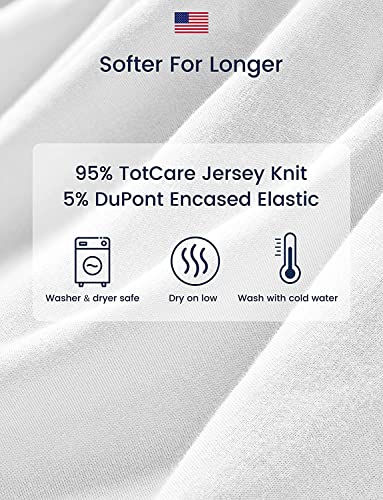 TotAha Premium Stretchy Bassinet Sheets 2-Pack 1