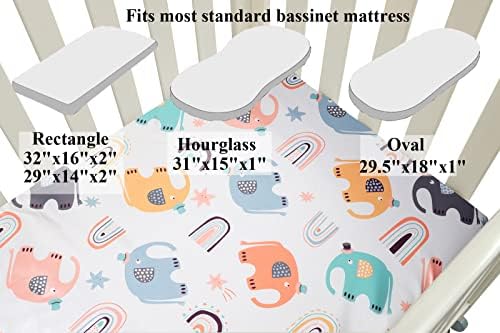 Ultra Soft Satin Bassinet Sheet Set 2 Pack 1