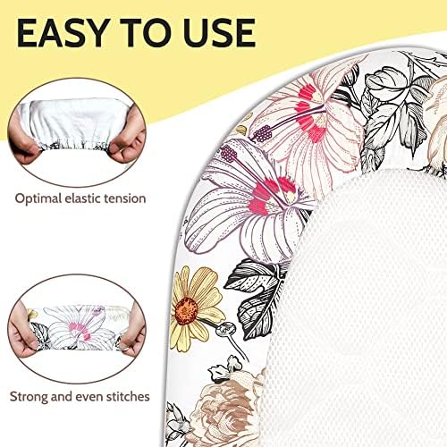HNHUAMING Bassinet Sheet Jersey Cotton for Baby BoyGirl