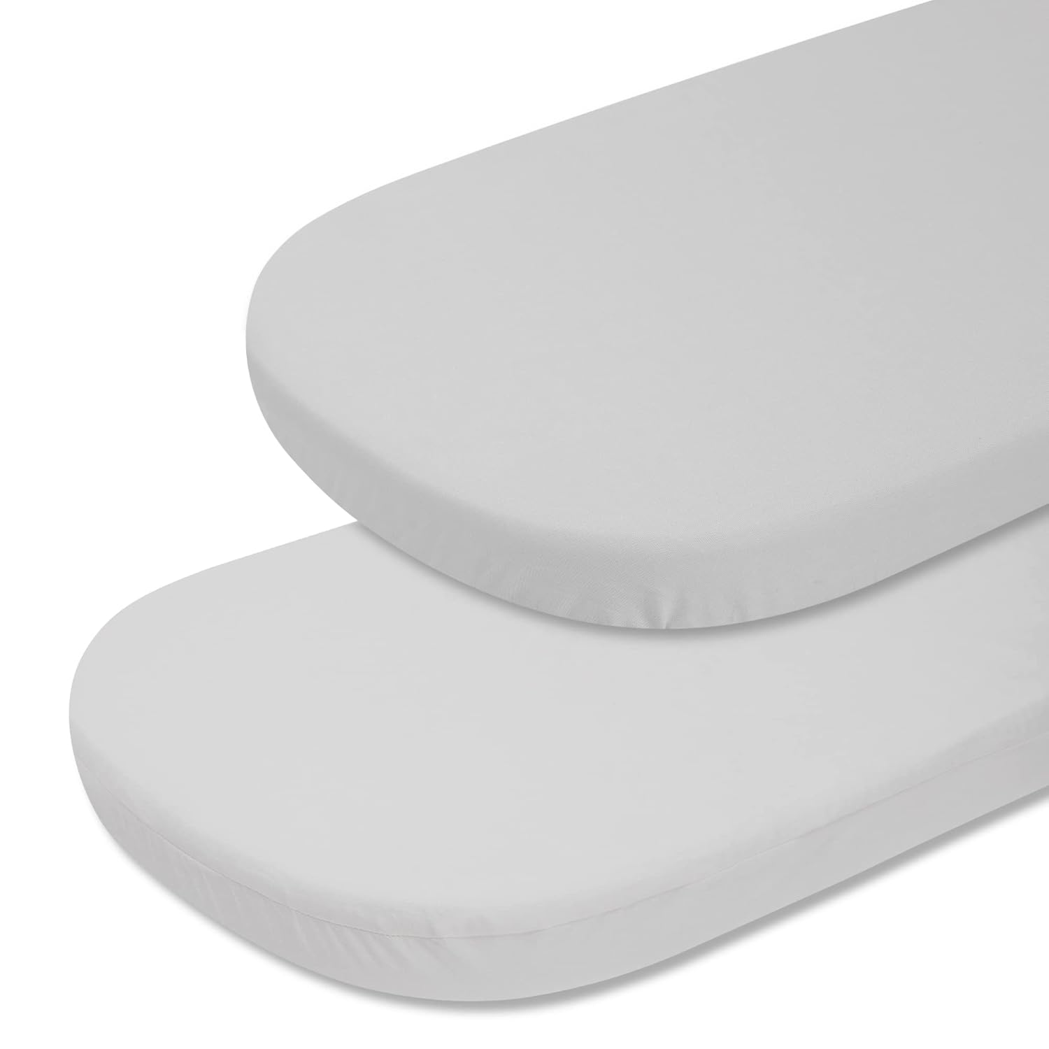 TILLYOU Baby Bassinet Sheets Cotton 2 Pack 1