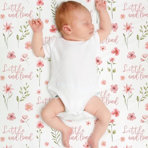 CIVARUA KIDS Floral Baby Blanket - Soft Minky Blanket for Girls