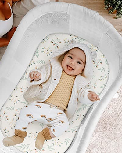 Blissful Diary Muslin Bassinet Sheets 2 Pack