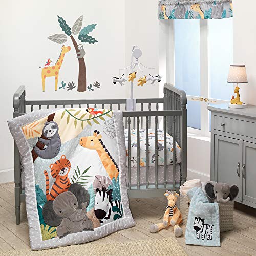 Bedtime Originals Mighty Jungle 3-Piece Crib Bedding Set 1