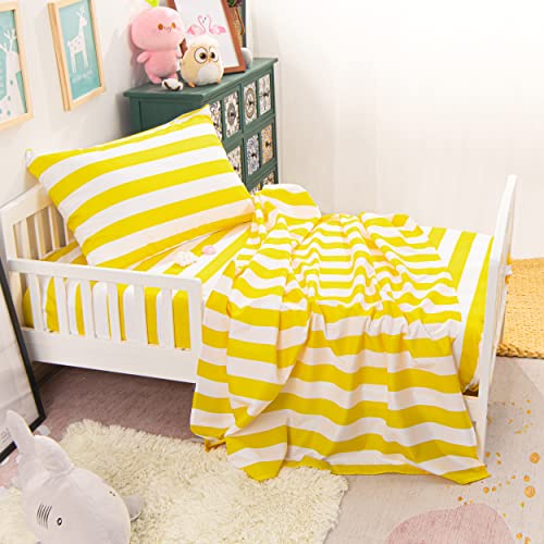 NTBAY Toddler Sheet Set - 3-Piece Microfiber Crib Set