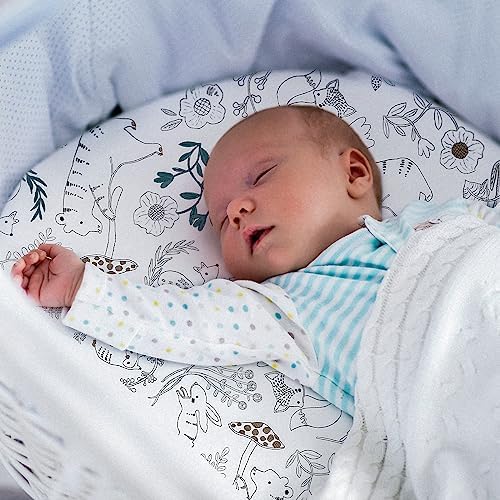 Soarwg Kids Bassinet Sheets 2 Pack - Neutral Universal Fit