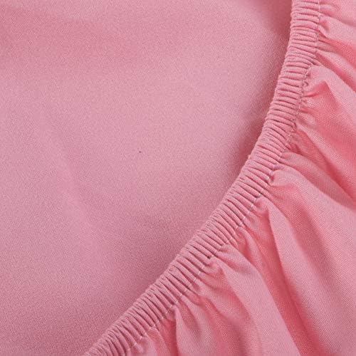 Super Soft Microfiber Crib Sheets 28x52x8 Pink