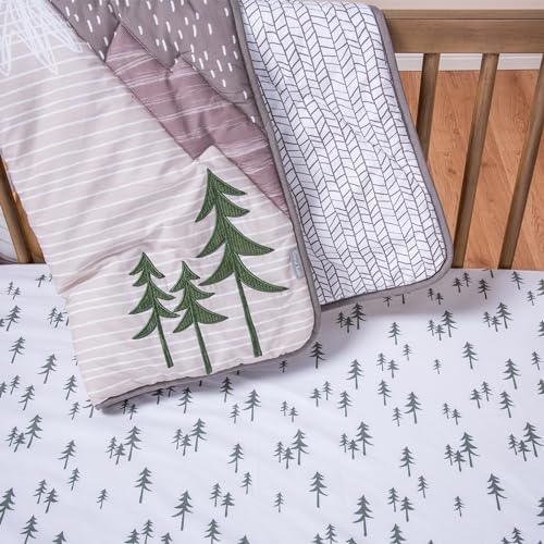 Trend Lab Pine Trees Fitted Crib Sheet 28x52