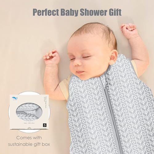 SWEET DOLPHIN 3-Pack Baby Sleep Sacks 0-6 Months
