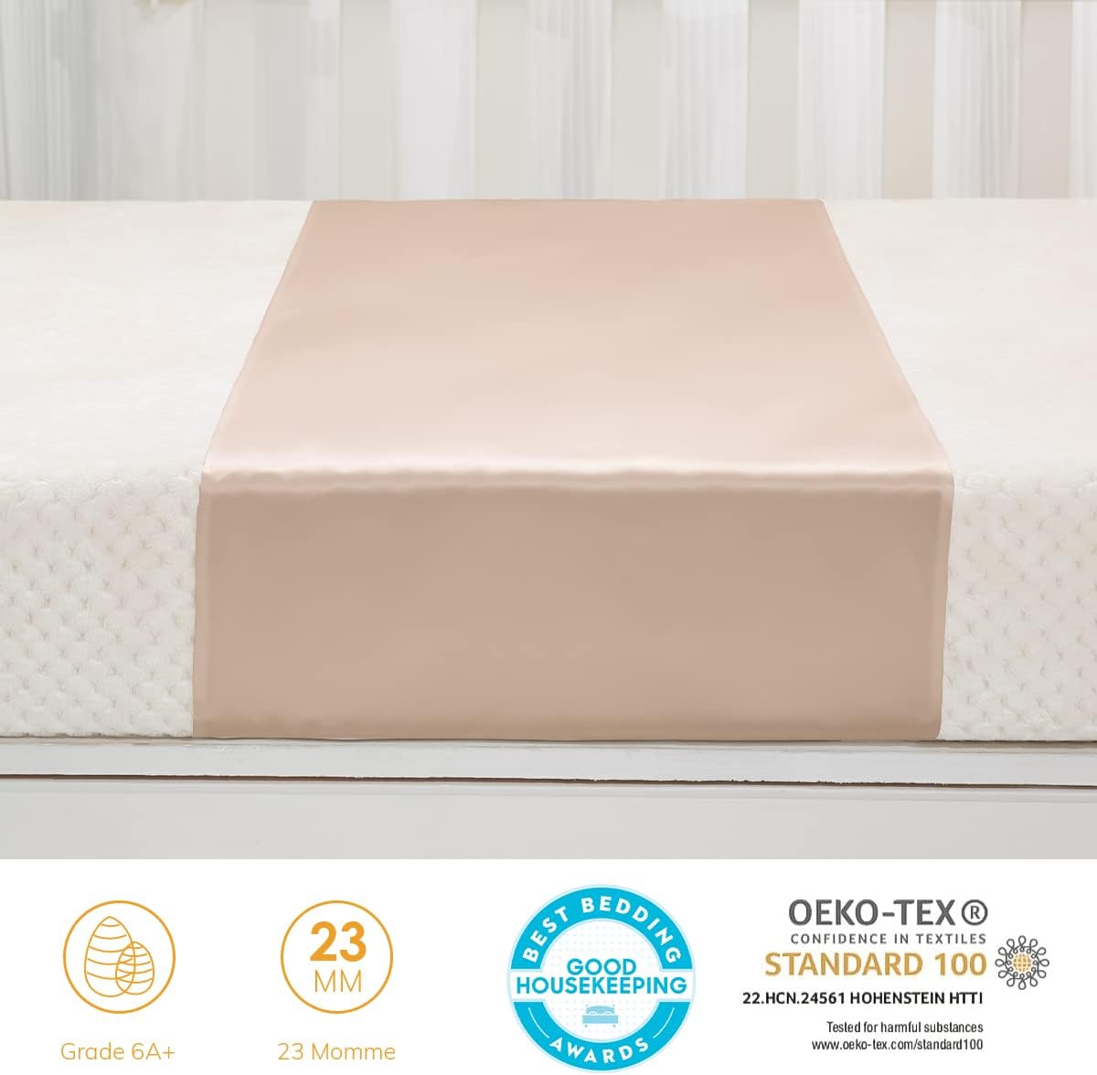 PROMEED Silk Bassinet Sleeve for Baby Bald Spots