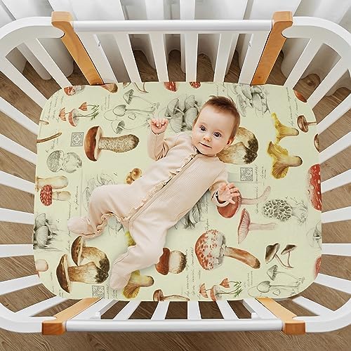 SHJI Baby Crib Sheet with Elastic Band for Boys and Girls