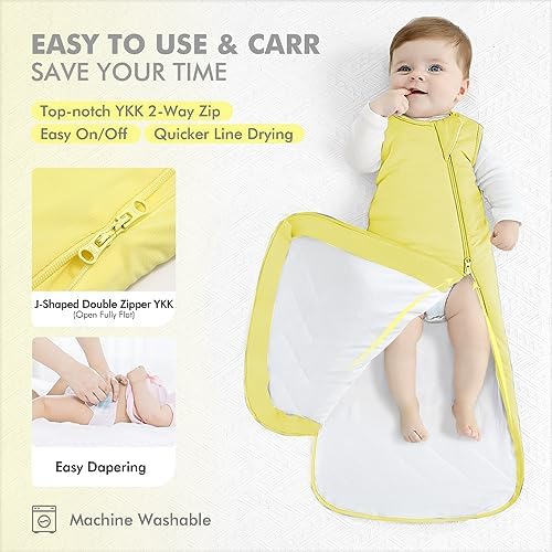 HAPIU Bamboo Rayon Sleep Sack TOG 10 2-Way Zipper