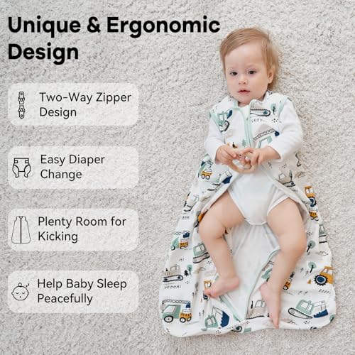 Unnivoll 6-12 Months Baby Sleep Sack 3 Pack 05 Tog