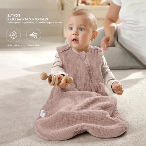 Lulumoon Sleep Sack Muslin for 9-15 Month Baby