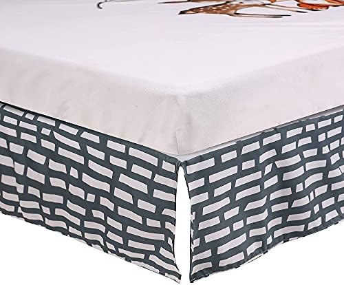 PINNKKU Crib Bedding Set for Boys with Woodland Animals