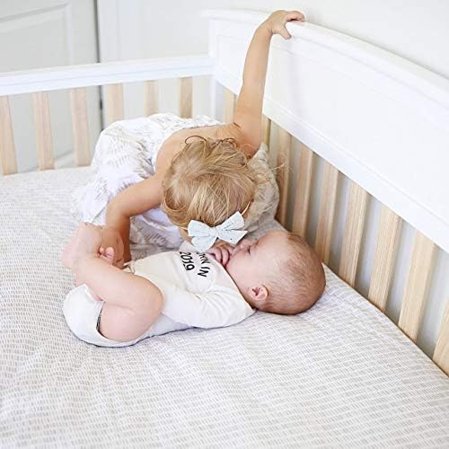 Elys Co Baby Crib Bedding Set - Grey Design 4 Piece 1