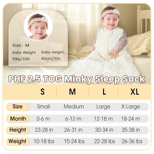 PHF 25 TOG Sleep Sack 18-24 Months Winter Baby Wearable Blanket