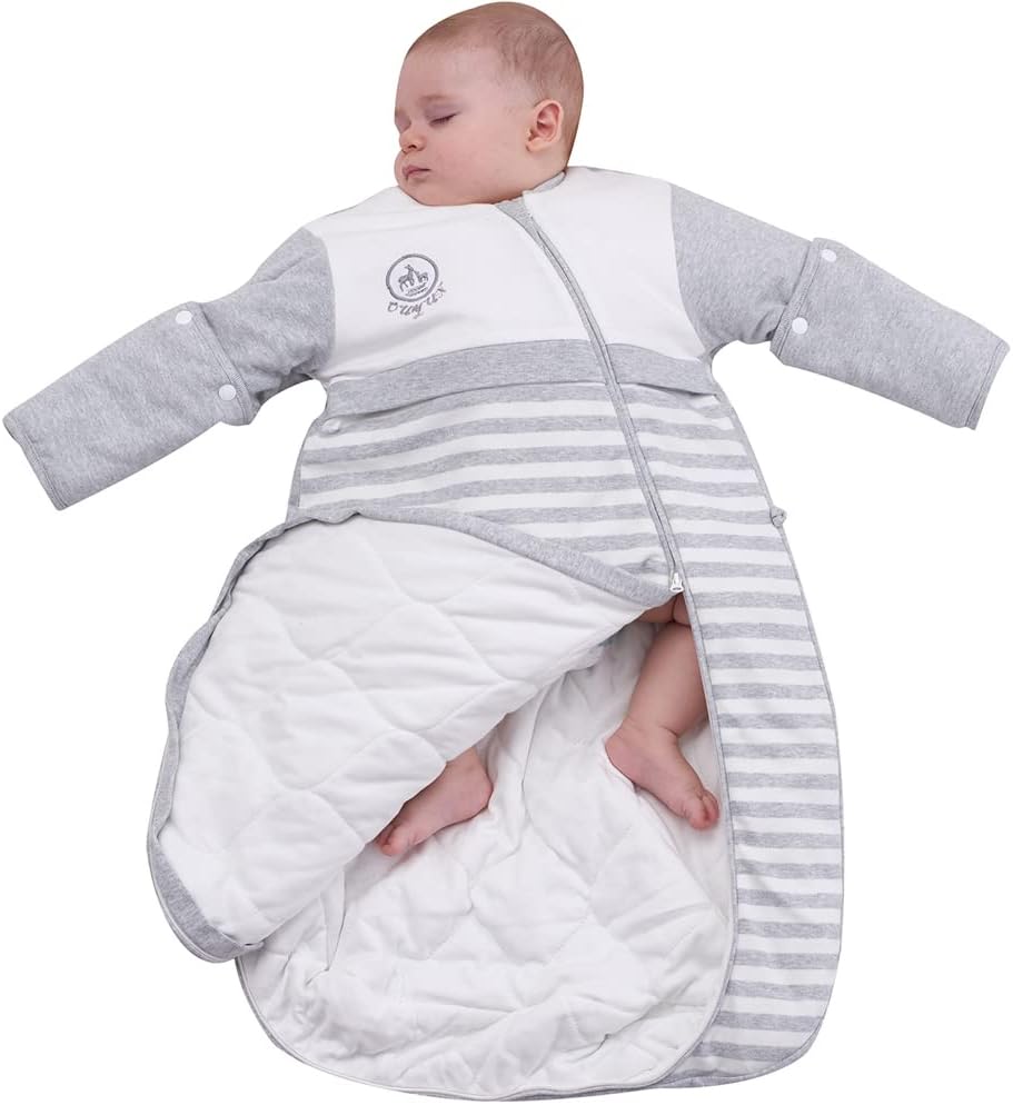 Babyah Kids Wearable Blanket with Detachable Sleeves