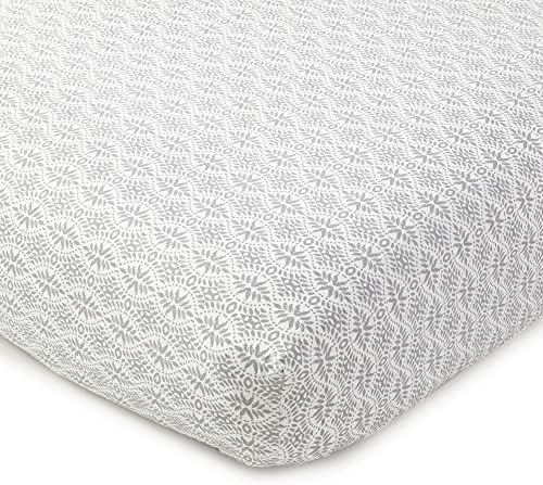 Levtex Baby Kenya Crib Fitted Sheet - Gender Neutral 100 Cotton