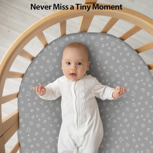 Unnivoll Bassinet Sheets 3 Pack Soft Breathable