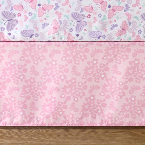 The Peanutshell Butterfly Crib Bedding Set for Girls 1