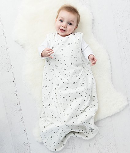 Woolino Merino Wool Sleep Bag for Baby - 6-18 Months - Stars Design