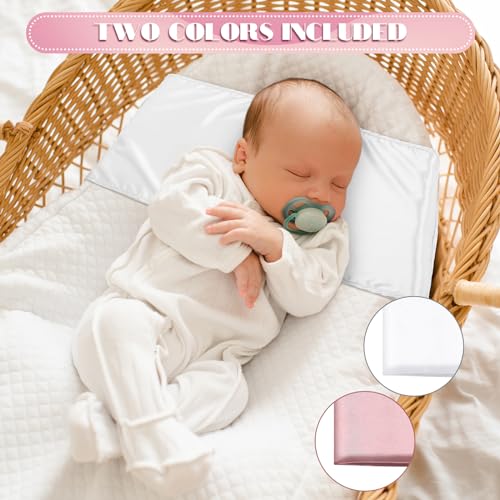Hosuly 2 Pcs Satin Bassinet Sheets for Newborns 1