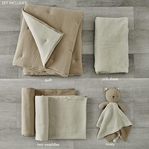Levtex Baby Cloud Muslin Crib Bed Set - 5 Piece 1
