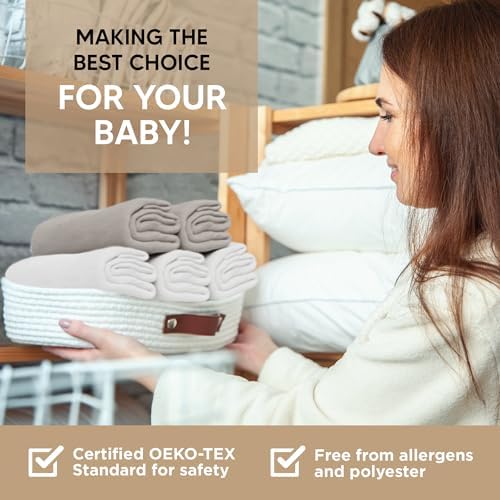 KoolerThings Bassinet Sheets - 2 Pack White Grey