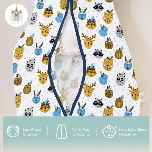 Cute Castle 0-6 Months Sleep Sack 3 Pack 1
