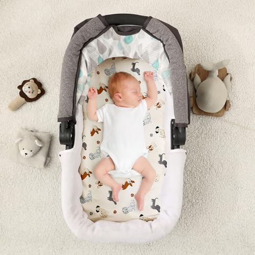 PHF 3 Pack Bassinet Sheets with Pet Dogs Design