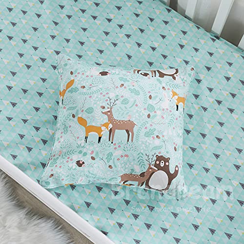 Brandream Boys Animal Crib Bedding Set 3 Piece 100 Cotton