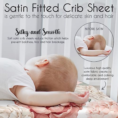 Sweet Jojo Designs Blush Pink Satin Crib Sheet