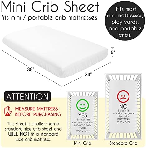 Sweet Jojo Designs Ivory Boho Mini Crib Bedding Set 3pc 1