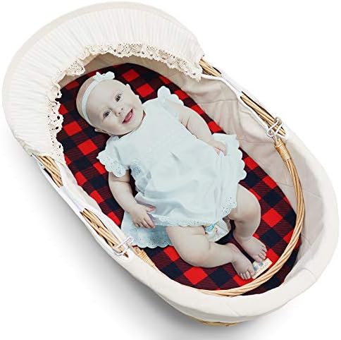 BlueSnail Soft Stretchy Bassinet Fitted Sheet 2pk