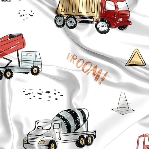 Sweet Jojo Designs Construction Truck Crib Sheet 1