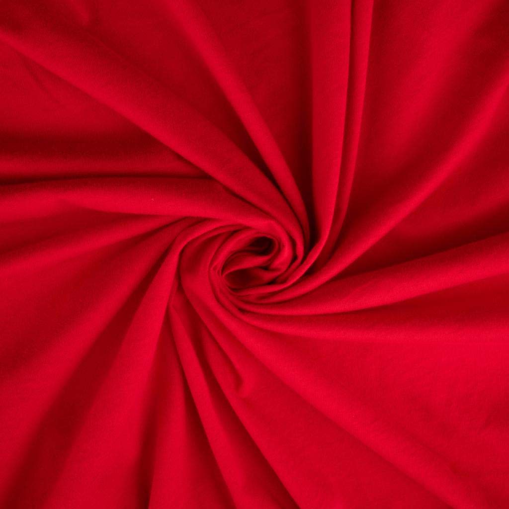 SheetWorld Fitted Cotton Jersey Bassinet Sheet Solid Red 17 x 30